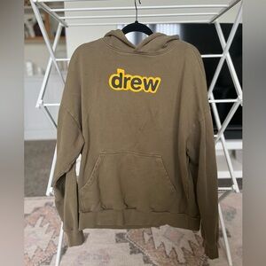 Drew House secret hoodie, size XL, midnight olive